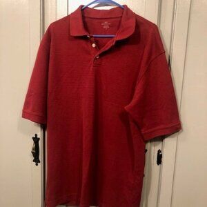 Dockers Men's Red Polo